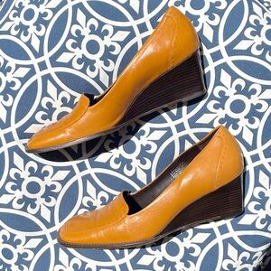 Etienne Aigner soft leather wedges. Size 7.5